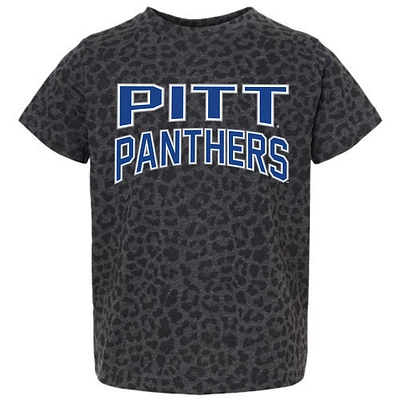 Youth Gameday Couture Leopard Pitt Panthers Fan Favorite T-Shirt
