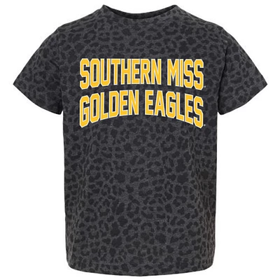 Youth Gameday Couture Leopard Southern Miss Golden Eagles Fan Favorite T-Shirt