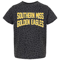 Youth Gameday Couture Leopard Southern Miss Golden Eagles Fan Favorite T-Shirt