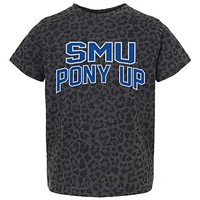 Youth Gameday Couture Leopard SMU Mustangs Fan Favorite T-Shirt