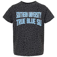 Youth Gameday Couture Leopard Southern University Jaguars Fan Favorite T-Shirt