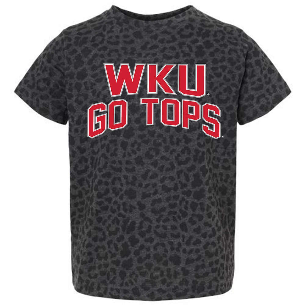 Youth Gameday Couture Leopard Western Kentucky Hilltoppers Fan Favorite T-Shirt