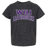 Youth Gameday Couture Leopard Western Illinois Leathernecks Fan Favorite T-Shirt