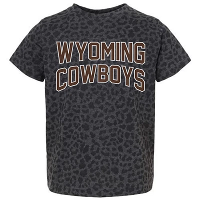Youth Gameday Couture Leopard Wyoming Cowboys Fan Favorite T-Shirt