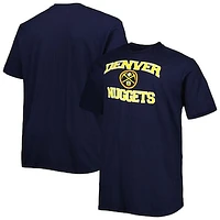 Men's Navy Denver Nuggets Big & Tall Heart & Soul T-Shirt