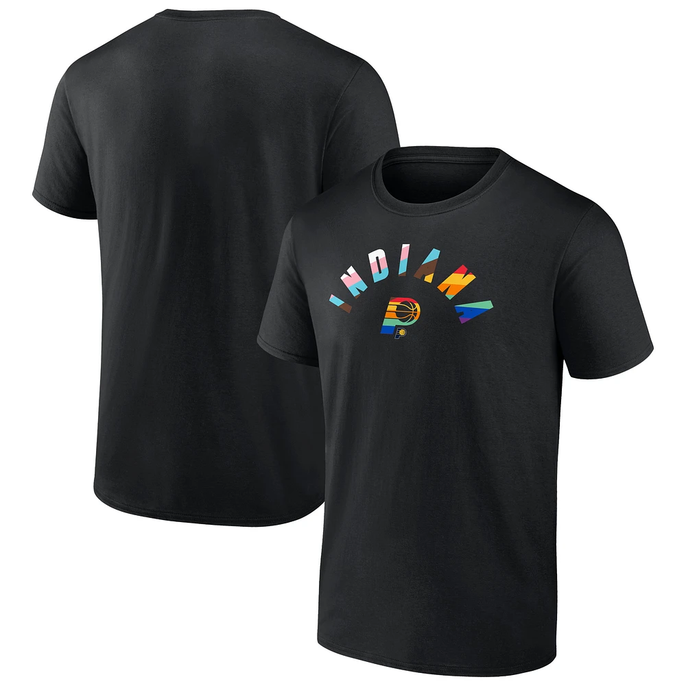 Men's Black Indiana Pacers Pride T-Shirt