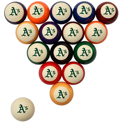Imperial Cream Athletics Retro Billiard Ball Set