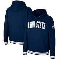 Men's Colosseum Navy Penn State Nittany Lions Varsity Arch Pullover Hoodie