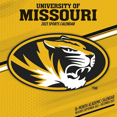 Missouri Tigers 2023 16-Month Team Wall Calendar