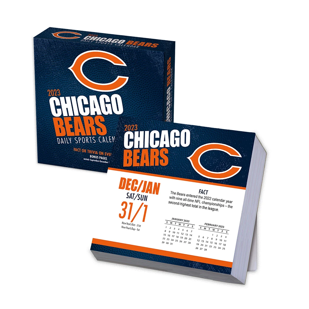 Chicago Bears 2023 Box Calendar