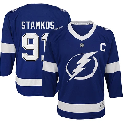 Infant Steven Stamkos Blue Tampa Bay Lightning Home Replica Player Jersey