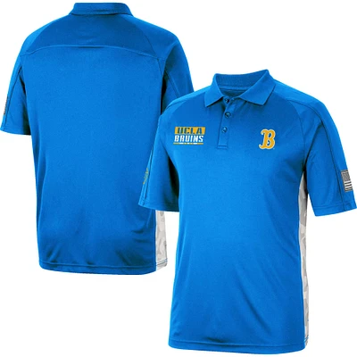 Men's Colosseum Blue UCLA Bruins OHT Military Appreciation Snow Camo Polo