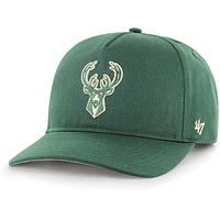 Men's '47 Hunter Green Milwaukee Bucks Hitch Snapback Hat