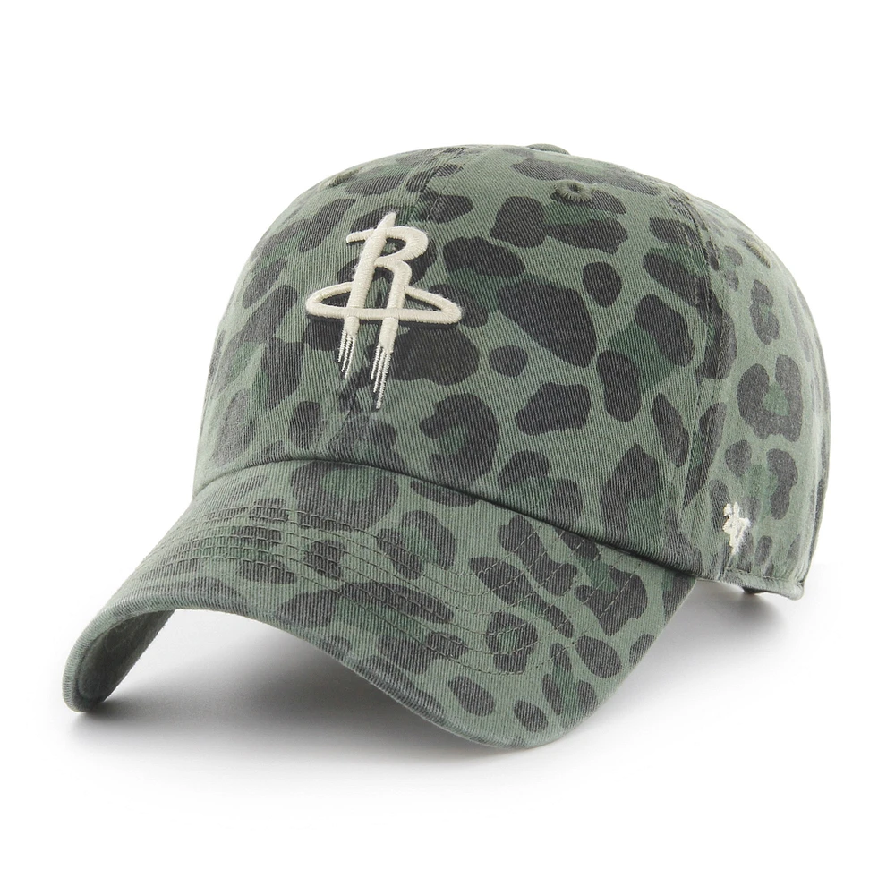 Women's '47 Green Houston Rockets Bagheera Clean Up Adjustable Hat