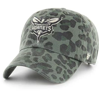 Women's '47 Green Charlotte Hornets Bagheera Clean Up Adjustable Hat