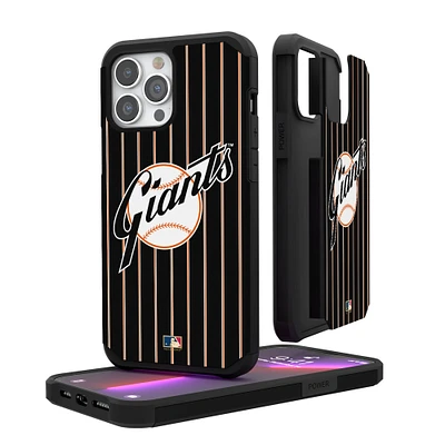 San Francisco Giants Primary Logo iPhone Pinstripe Cooperstown Design Rugged Case