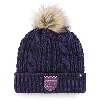 Women's '47 Purple Sacramento Kings Meeko Cuffed Knit Hat with Pom