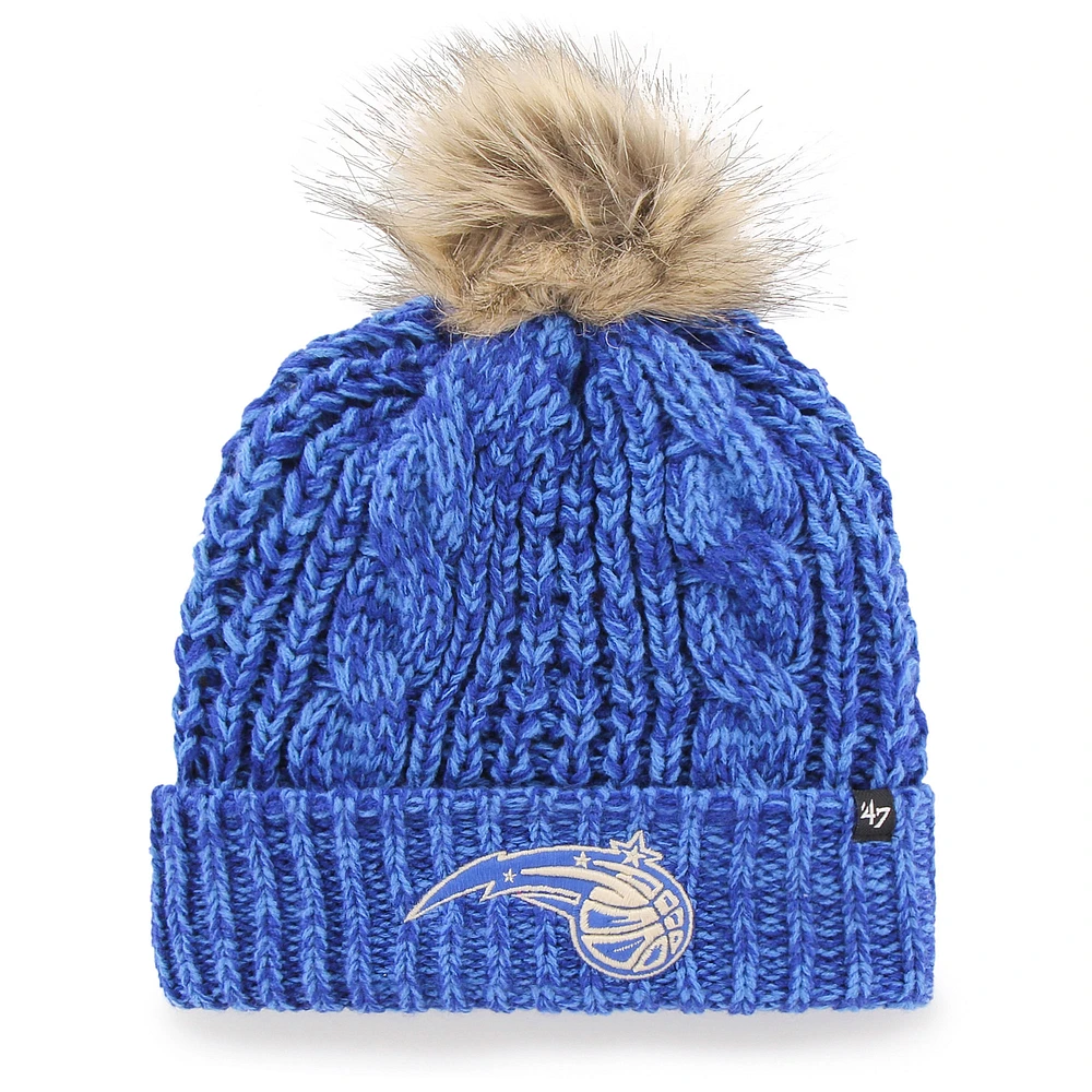 Women's '47 Blue Orlando Magic Meeko Cuffed Knit Hat with Pom