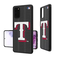 Texas Rangers Text Backdrop Design Galaxy Bump Case