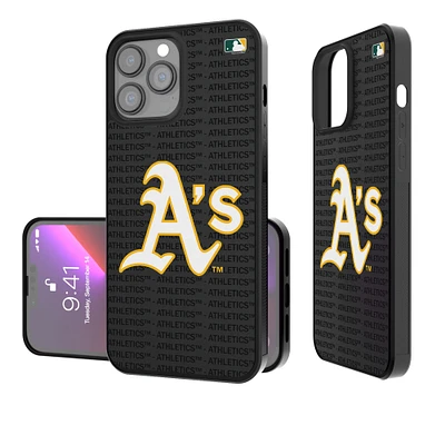 Athletics iPhone Text Backdrop Design Bump Case