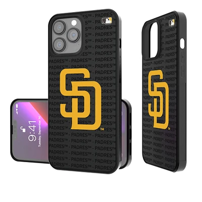 San Diego Padres iPhone Text Backdrop Design Bump Case