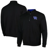 Men's Colosseum Black Kentucky Wildcats Tortugas Quarter-Zip Sweatshirt