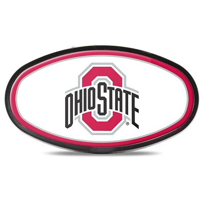 WinCraft Ohio State Buckeyes Oval Color-Covered Tailgate Hitch Cover