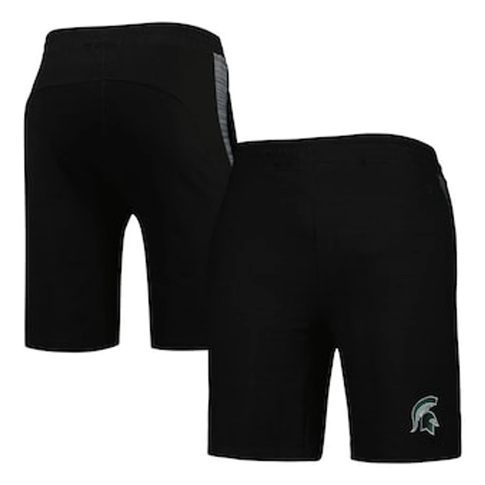 Men's Colosseum Black Michigan State Spartans Wild Party Shorts