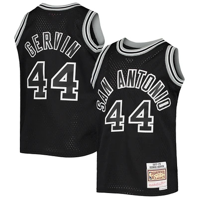 Youth Mitchell & Ness George Gervin Black San Antonio Spurs 1978/79 Hardwood Classics Swingman Jersey