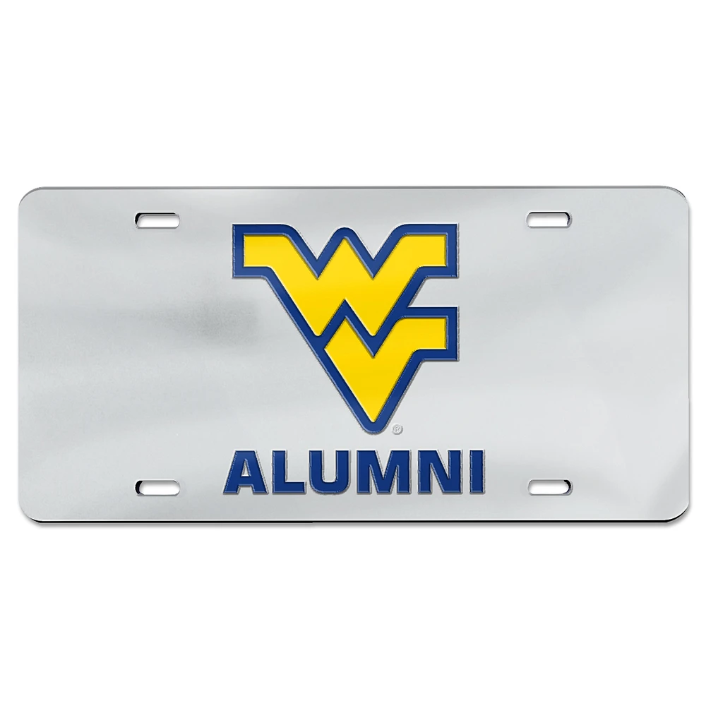 WinCraft West Virginia Mountaineers Alumni Laser Cut License Plate