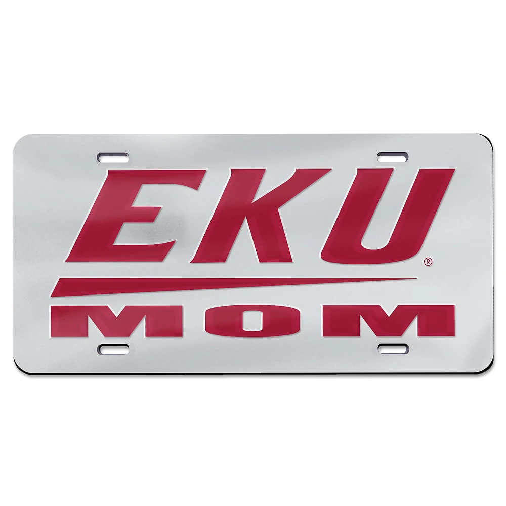 WinCraft Eastern Kentucky Colonels Mom Laser Cut Acrylic License Plate