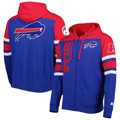 Men's Starter Royal Buffalo Bills Extreme Full-Zip Hoodie Jacket