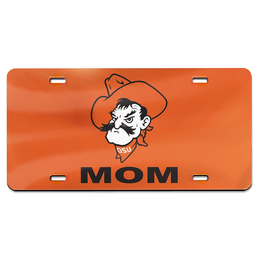 WinCraft Oklahoma State Cowboys Specialty Mom License Plate