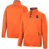 Men's Colosseum Orange Syracuse Rebound Quarter-Snap Jacket