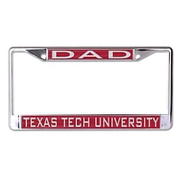 WinCraft Texas Tech Red Raiders S/L Dad License Plate Frame