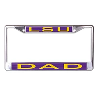 WinCraft LSU Tigers S/L Dad License Plate Frame