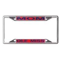 WinCraft Ole Miss Rebels Mom School Supporter Laser Cut Metal License Plate Frame