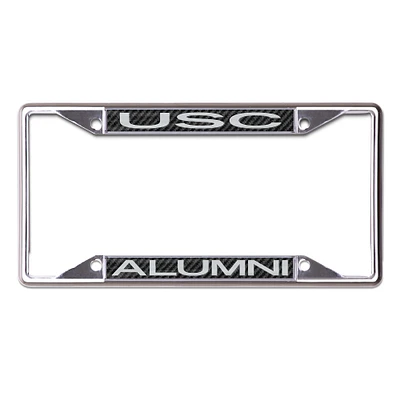 WinCraft USC Trojans Alumni School Supporter Laser Cut Metal License Plate Frame