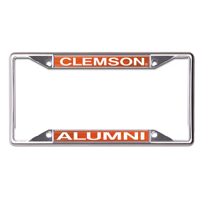 WinCraft Clemson Tigers Alumni School Supporter Laser Cut Metal License Plate Frame