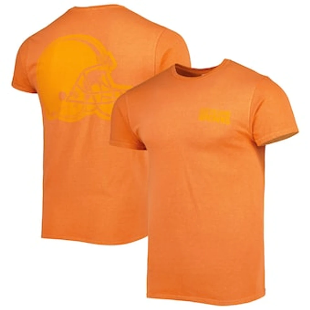 Men's '47 Orange Cleveland Browns Fast Track Tonal Highlight T-Shirt