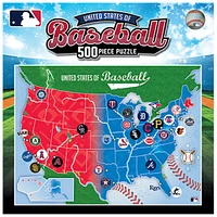 MLB 500-Piece Map - Puzzle