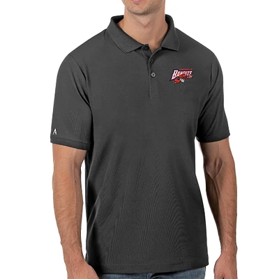 Men's Antigua Charcoal Buffalo Bandits Legacy Pique Polo