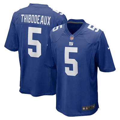 Men's Nike Kayvon Thibodeaux Royal New York Giants Player Game Jersey