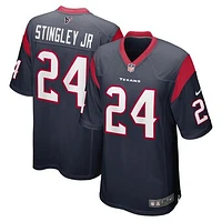 Men's Nike Derek Stingley Jr. Navy Houston Texans Player Game Jersey