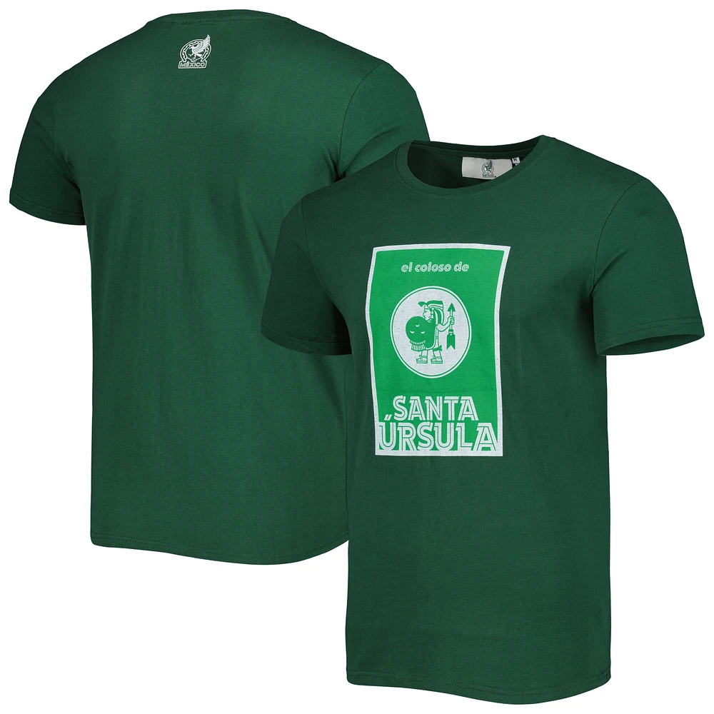 Men's Green Mexico National Team Santa Ursula T-Shirt