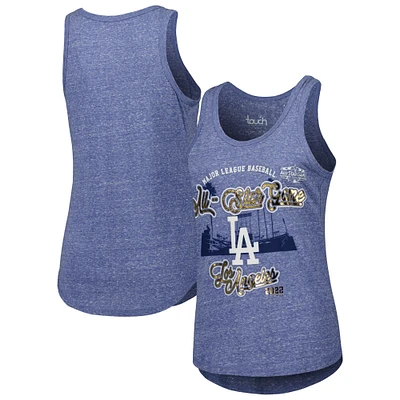 Women's Touch Royal 2022 MLB All-Star Game Tri-Blend Tank Top