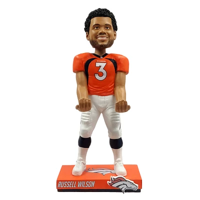 FOCO Russell Wilson Denver Broncos Controller Holder Mascot Bobblehead