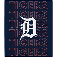 Detroit Tigers 60" x 70" Echo Wordmark Lightweight Blanket