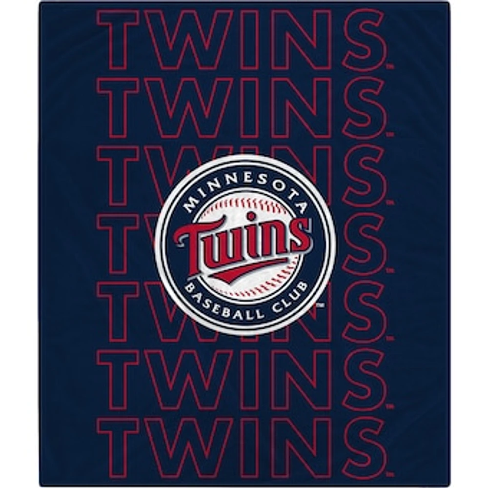 Minnesota Twins 60" x 70" Echo Wordmark Lightweight Blanket