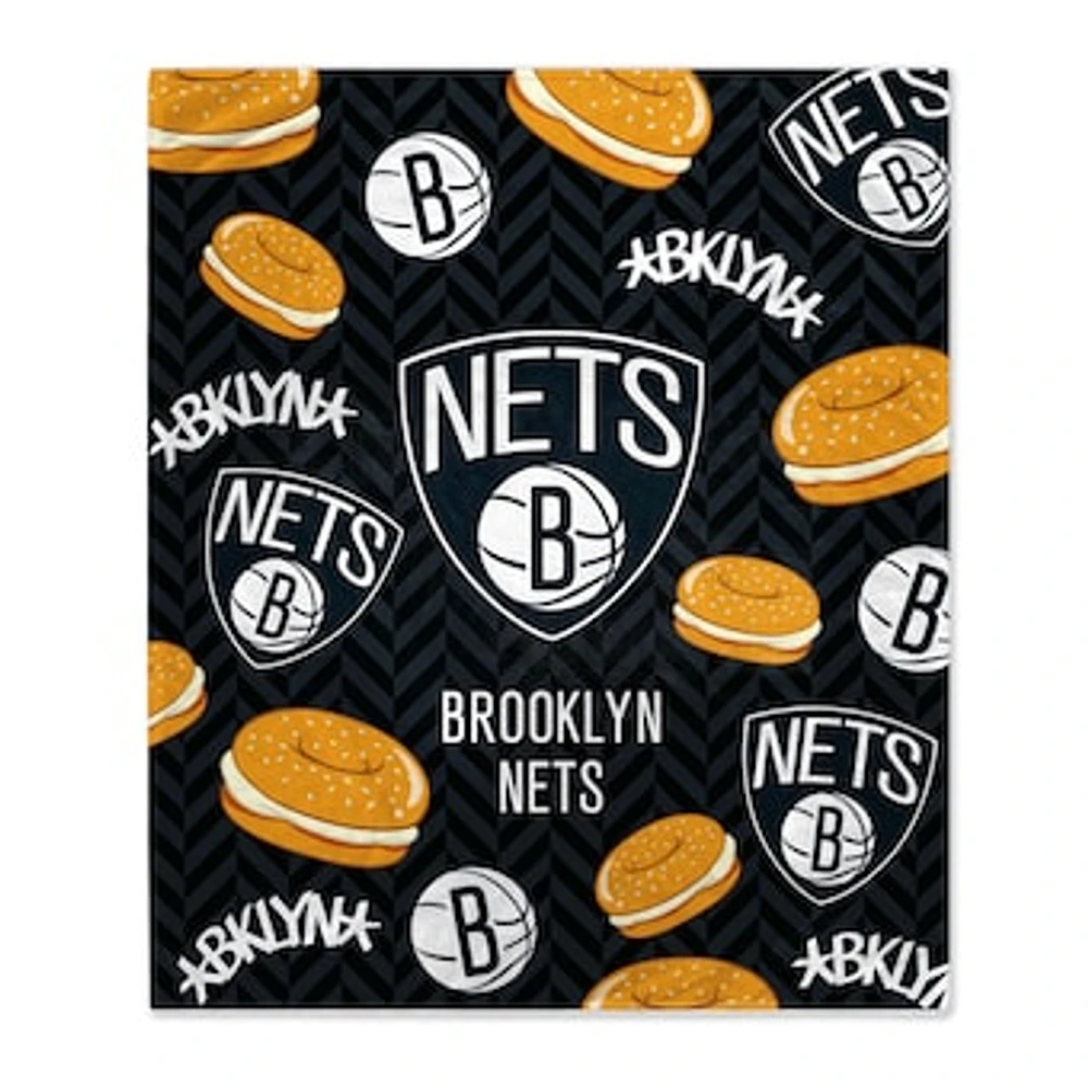 Brooklyn Nets 60'' x 70'' Hometown Logo Fleece Blanket